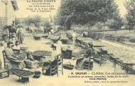 LA PRUNE D'ENTE en Lot-et-Garonne - SA PREPARATION. Triage de la Prune d'Ente chez le Propriétaire. A. GASTON. CLAIRAC (Lot-et-Garonne). Expédition en caisses, caissettes, boîtes en fer-blanc, colis postaux.