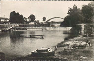 BUZET-sur-BAÏSE (L.-et-G.). La Baïse - La Plage - Le Pont 